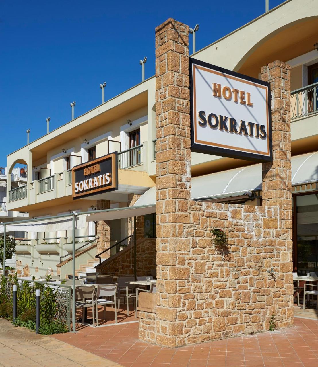 Sokratis Hotel Nea Moudania Esterno foto